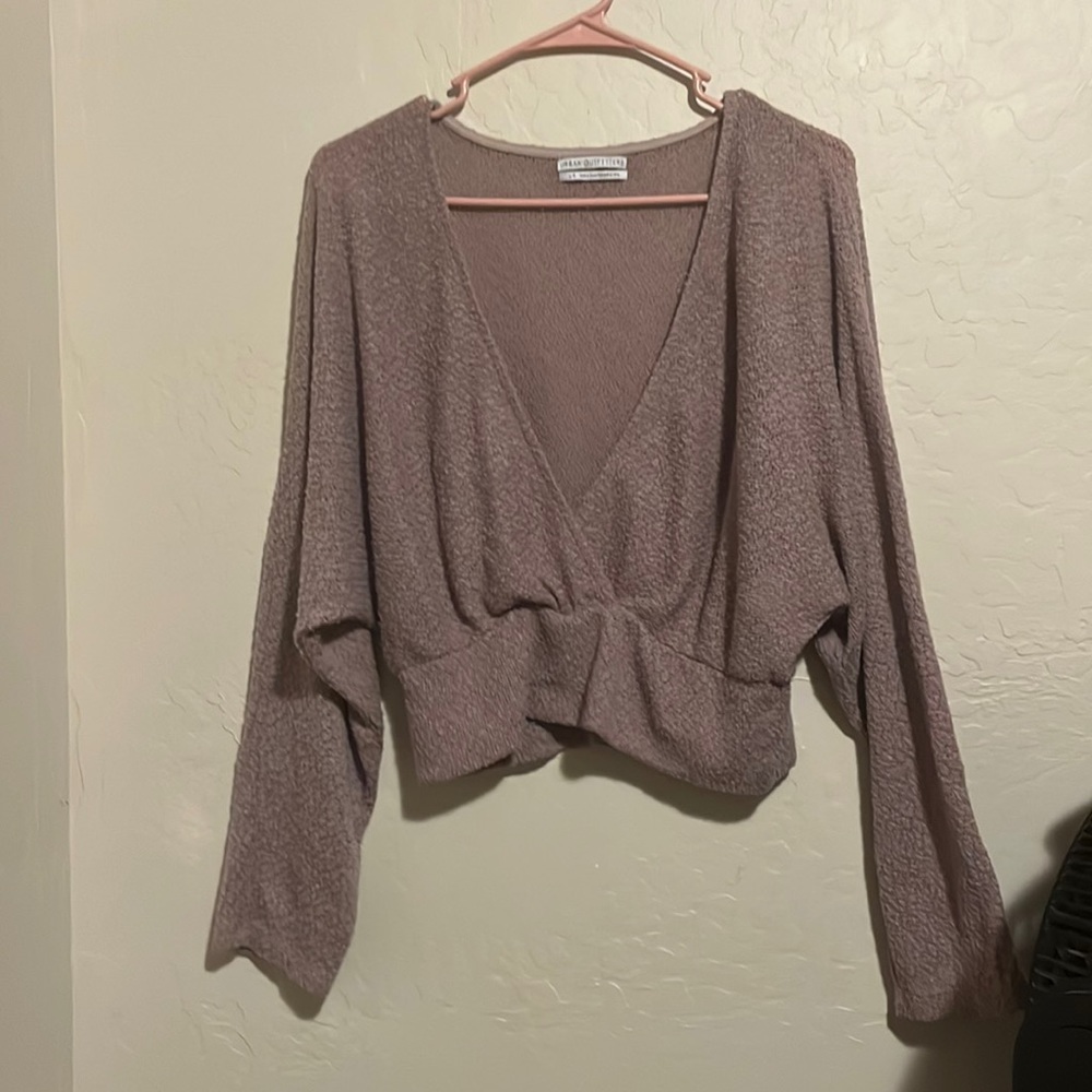 purple urban outfitters sweater thingy that i absolutely adore